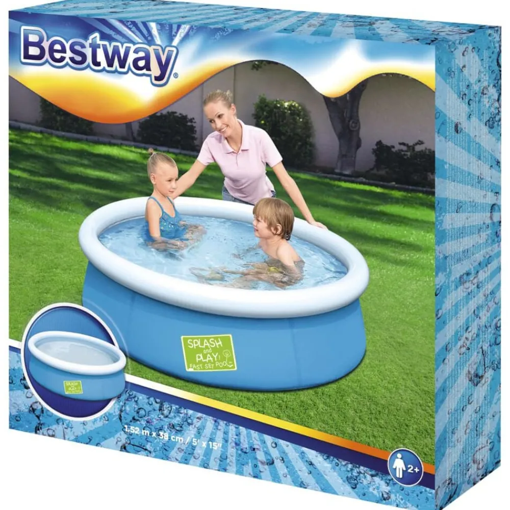 Piscine & Spa-vidaXL Bestway Piscine My First Frame Pool 152x38 cm