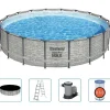 vidaXL Bestway Piscine Power Steel 549x122 cm
