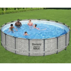 Piscine & Spa-vidaXL Bestway Piscine Power Steel 549x122 cm