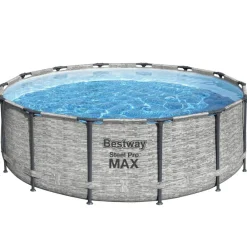 vidaXL Bestway Piscine Power Steel 427x122 cm