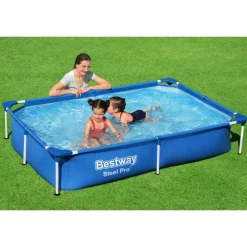 Piscine & Spa-vidaXL Bestway Piscine Steel Pro 221x150x43 cm