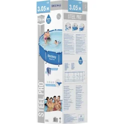 Piscine & Spa-vidaXL Bestway Piscine Steel Pro 305x76 cm