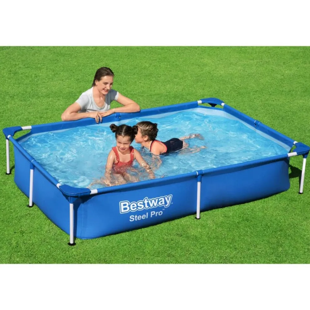 vidaXL Bestway Piscine Steel Pro 221x150x43 cm