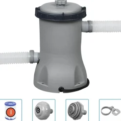 vidaXL Bestway Pompe de filtration de piscine Flowclear 2006 L/h