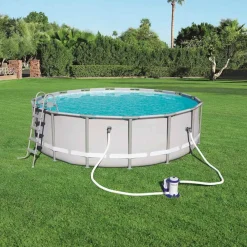 Piscine & Spa-vidaXL Bestway Pompe de filtration de piscine Flowclear 9463 L/h