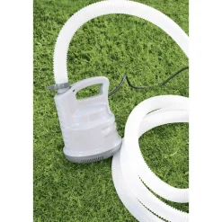 vidaXL Bestway Pompe de vidange de piscine Blanc
