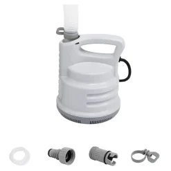 Pompes-vidaXL Bestway Pompe de vidange de piscine Blanc