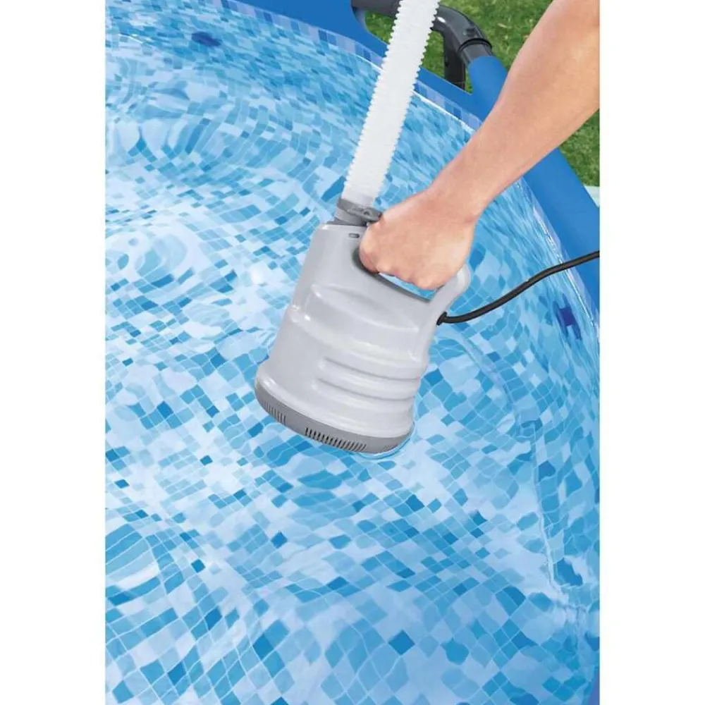 Pompes-vidaXL Bestway Pompe de vidange de piscine Blanc