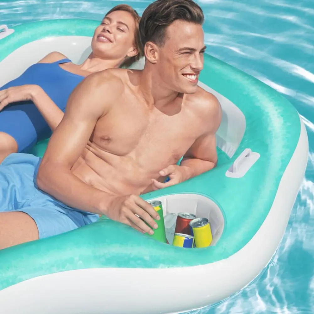 Piscine & Spa-vidaXL Bestway Salon de piscine Double Designer 224x174 cm