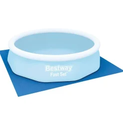 Piscine & Spa-vidaXL Bestway Tapis de sol de piscine Flowclear 335x335 cm
