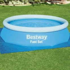 Piscine & Spa-vidaXL Bestway Tapis de sol de piscine Flowclear 335x335 cm
