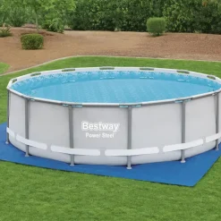 vidaXL Bestway Tapis de sol pour piscine Flowclear 488x488 cm
