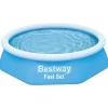 vidaXL Bestway Tapis de sol pour piscine Flowclear 274x274 cm