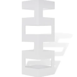 vidaXL Carré Porte-parapluie Stockage pour cannes bâtons Acier 48,5 cm