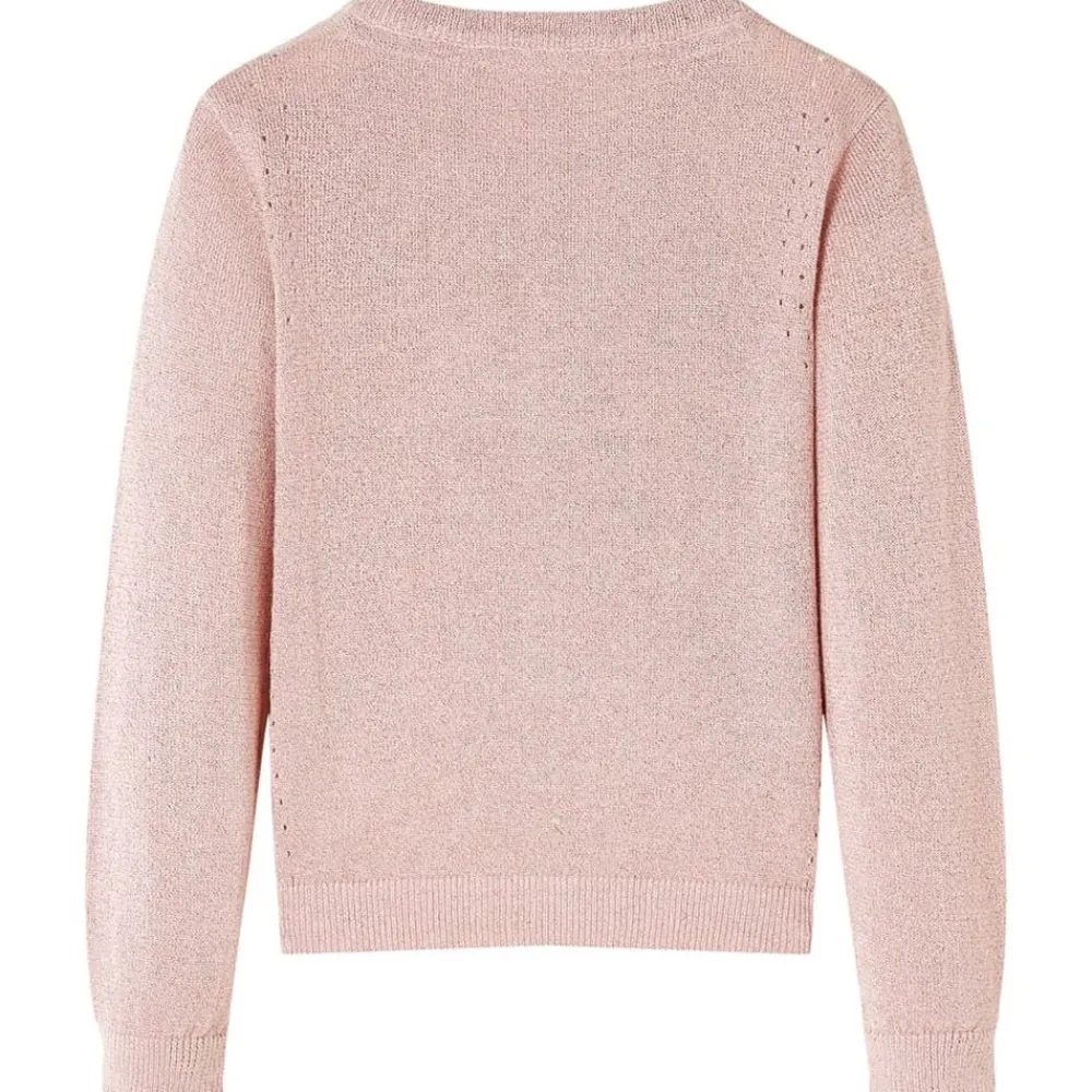 Vêtements & Accessoires-vidaXL Cardigan pour enfants tricoté doux 92 Rose