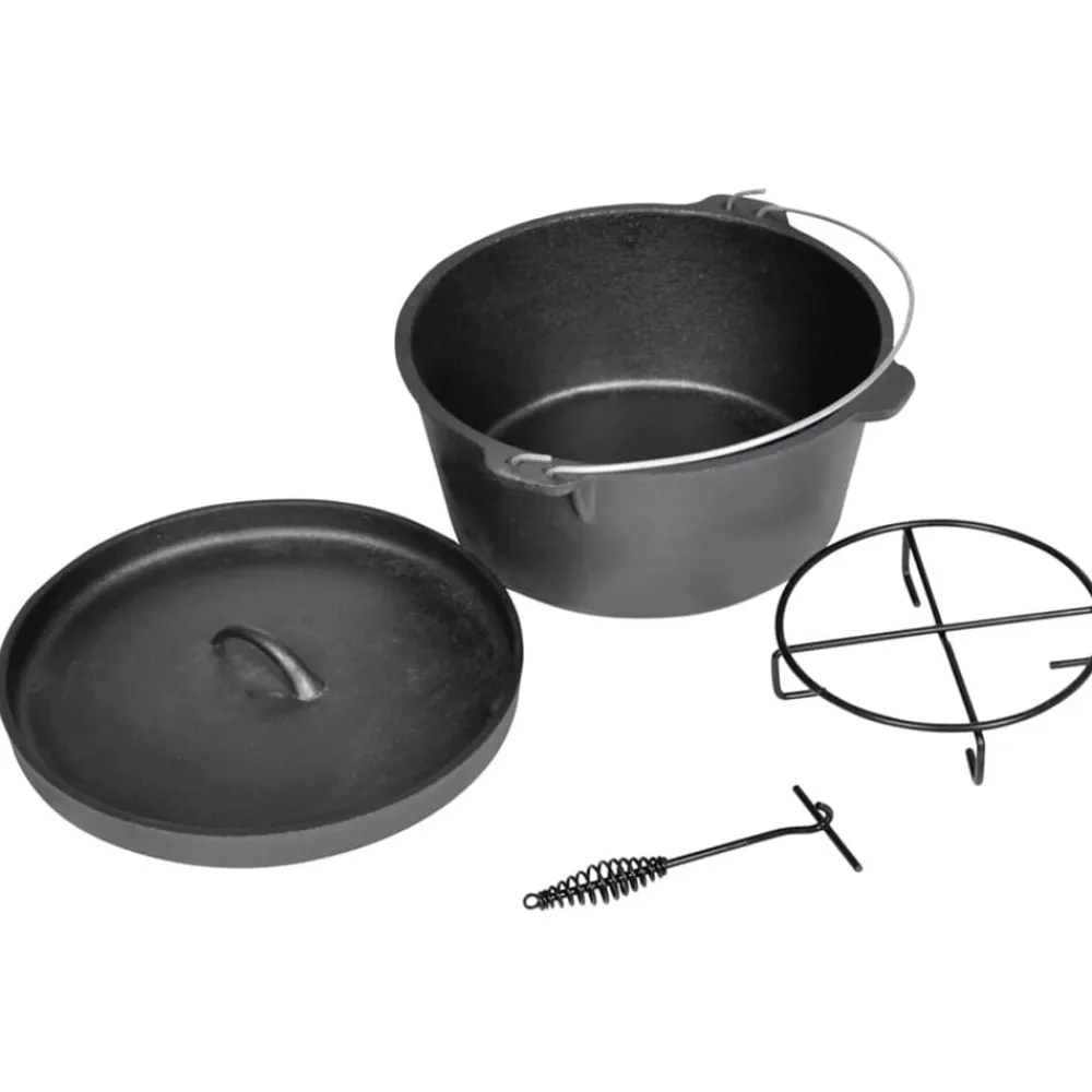 vidaXL Casserole de cuisson en fonte type four hollandais