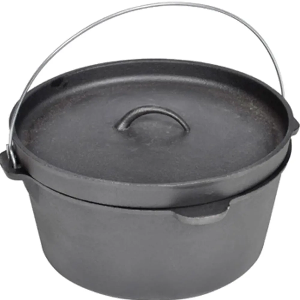 vidaXL Casserole de cuisson en fonte type four hollandais