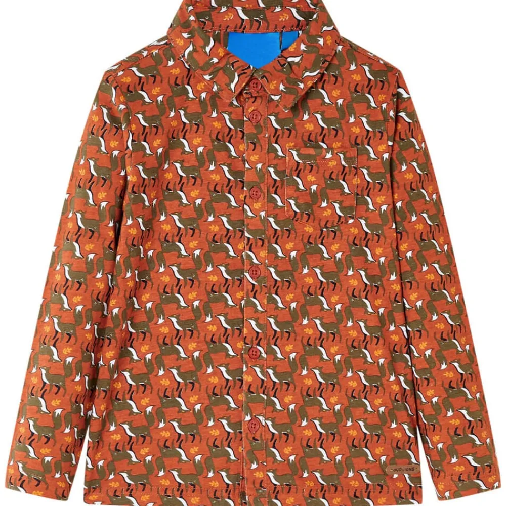 Vêtements & Accessoires-vidaXL Chemise pour enfants rouillé clair 92