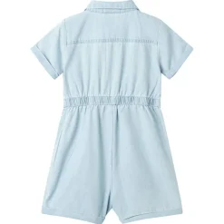 Vêtements & Accessoires-vidaXL Combinaison enfants avec manches courtes bleu doux 92