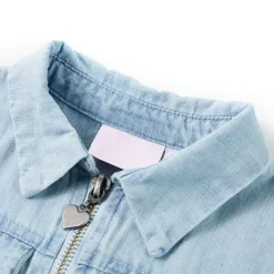 Vêtements & Accessoires-vidaXL Combinaison enfants avec manches courtes bleu doux 92