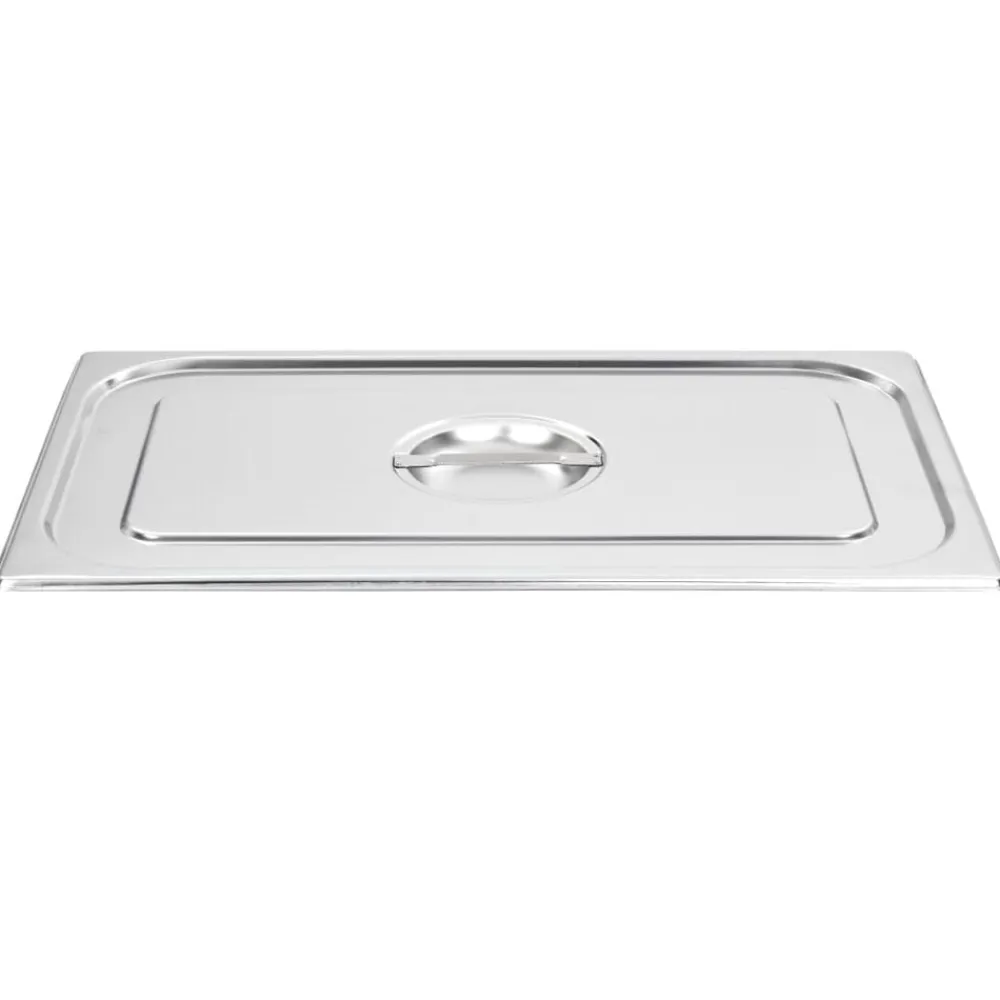 Arts De La Table & Arts Culinaires-vidaXL Couvercles de plateau 2 pcs GN 1/1 Acier inoxydable