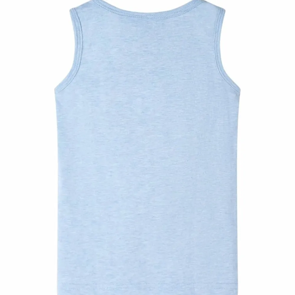 Vêtements & Accessoires-vidaXL Débardeur enfant bleu doux mélangé 104 Bleu clair