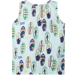 Vêtements & Accessoires-vidaXL Débardeur enfant bleu doux mélangé 104