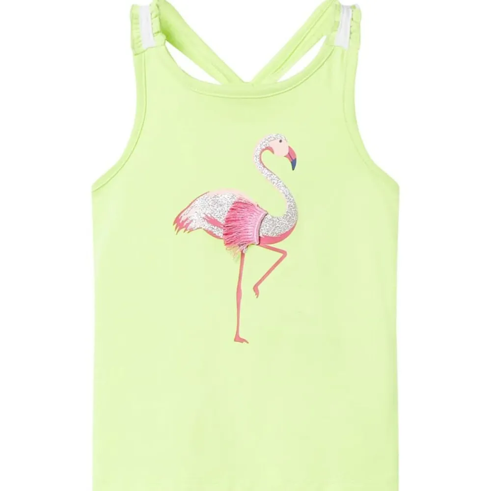 Vêtements & Accessoires-vidaXL Débardeur pour enfants fluo 104 Jaune