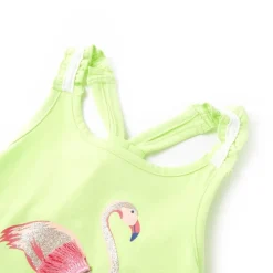 Vêtements & Accessoires-vidaXL Débardeur pour enfants fluo 104 Jaune