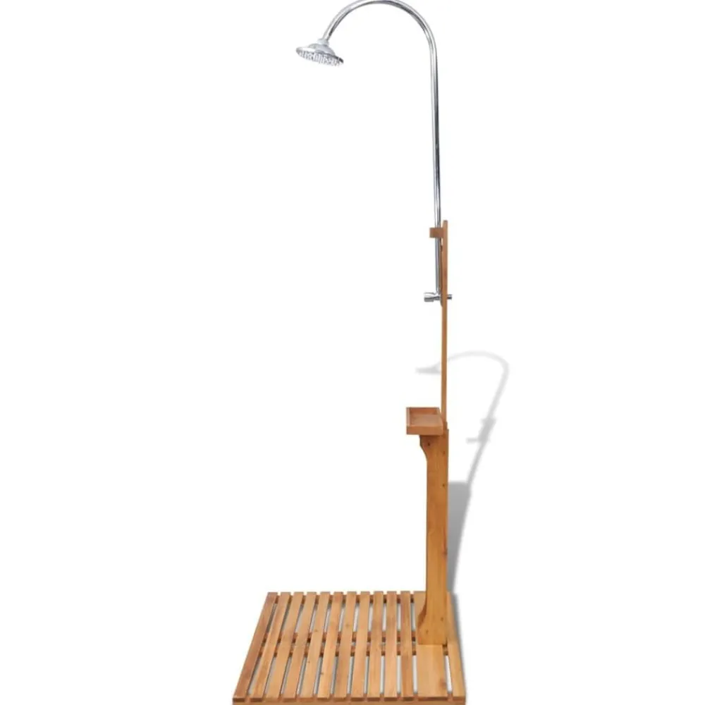 vidaXL Douche de jardin en bois