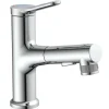 Plomberie-vidaXL EISL Mitigeur de lavabo VARIABILE avec douchette extractible chrome