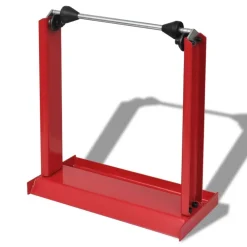 vidaXL Equilibreuse pour roue de moto professionnelle Rouge