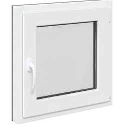 Matériaux De Construction-vidaXL Fenêtre de sous-sol RISOR 50 x 50 cm PVC et verre Anthracite
