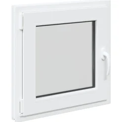 vidaXL Fenêtre de sous-sol RISOR 50 x 50 cm PVC et verre