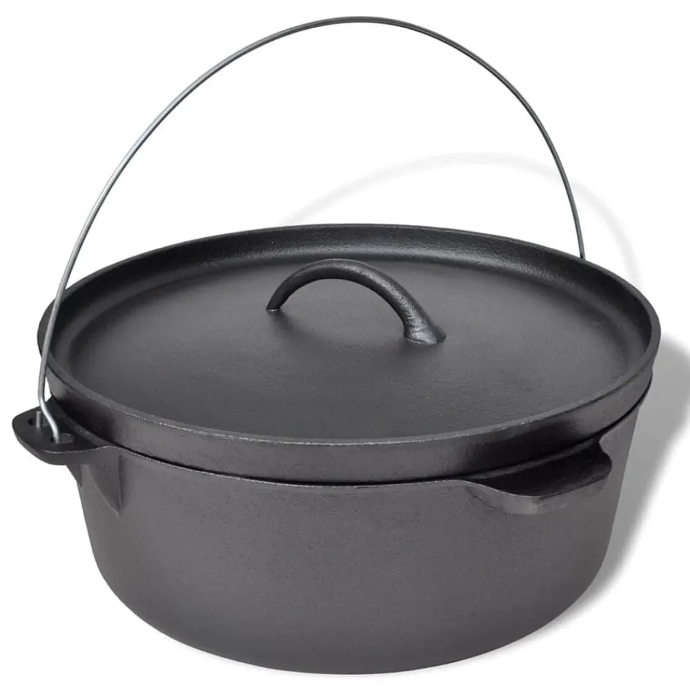 Arts De La Table & Arts Culinaires-vidaXL Four néerlandais avec accessoires inclus