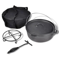 Arts De La Table & Arts Culinaires-vidaXL Four néerlandais avec accessoires inclus