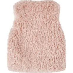 Vêtements & Accessoires-vidaXL Gilet pour enfants fausse fourrure rose clair 92
