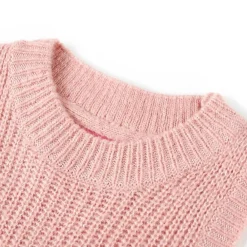 vidaXL Gilet pull-over tricoté pour enfants rose clair 92