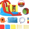 Jeux De Plein Air-vidaXL Happy Hop Château gonflable avec toboggan et piscine 280x319x211 cm