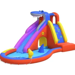 vidaXL Happy Hop Toboggan à eau gonflable avec piscine 450x320x240 cm PVC