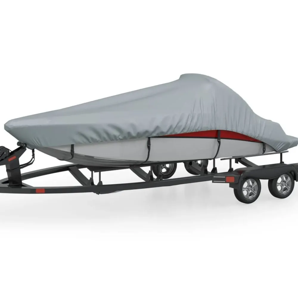 vidaXL Housse pour bateau gris 427-488 cm (longueur) 173 cm (largeur)