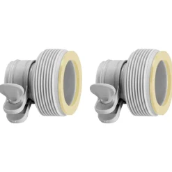 Piscine & Spa-vidaXL Intex Adaptateurs B 2 pcs pour tuyaux 32 mm à 38 mm