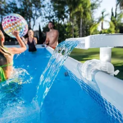 vidaXL Intex Cascade de piscine LED multicolore 28090