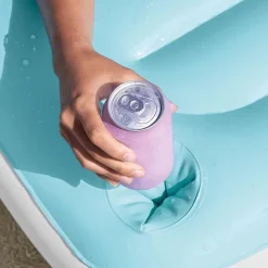 Piscine & Spa-vidaXL Intex Chaise longue gonflable bleu 310x183 cm vinyle