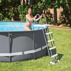 vidaXL Intex Échelle de sécurité pour piscine à 5 marches 132 cm