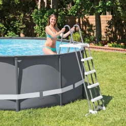 Piscine & Spa-vidaXL Intex Échelle de sécurité pour piscine à 5 marches 132 cm