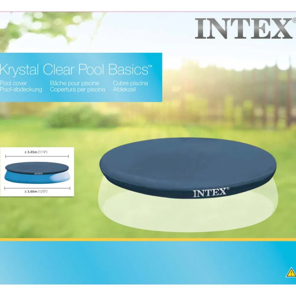 vidaXL Intex Couverture de piscine ronde 366 cm 28022