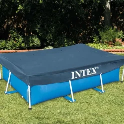 Piscine & Spa-vidaXL Intex Couverture de piscine rectangulaire 300x200 cm 28038