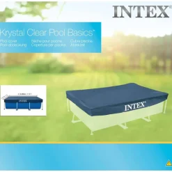 Piscine & Spa-vidaXL Intex Couverture de piscine rectangulaire 300x200 cm 28038