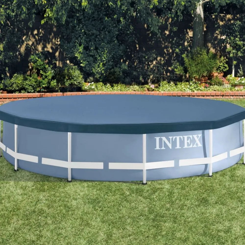 Piscine & Spa-vidaXL Intex Couverture de piscine ronde 366 cm 28031
